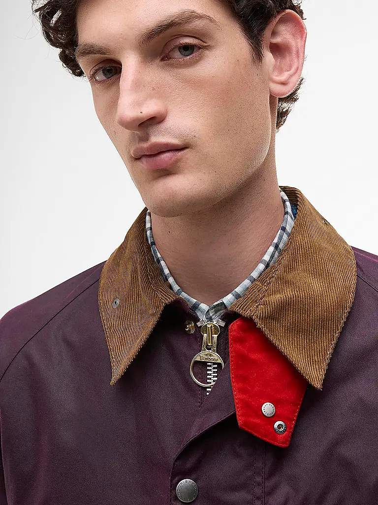 BARBOUR | Chaqueta encerada Transport de Paul Smith loves Barbour | Lila
