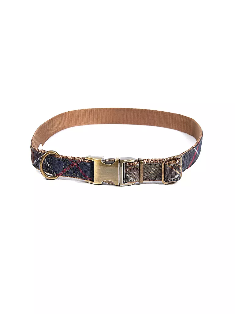 BARBOUR | Collar para perro de tartán | Oliva