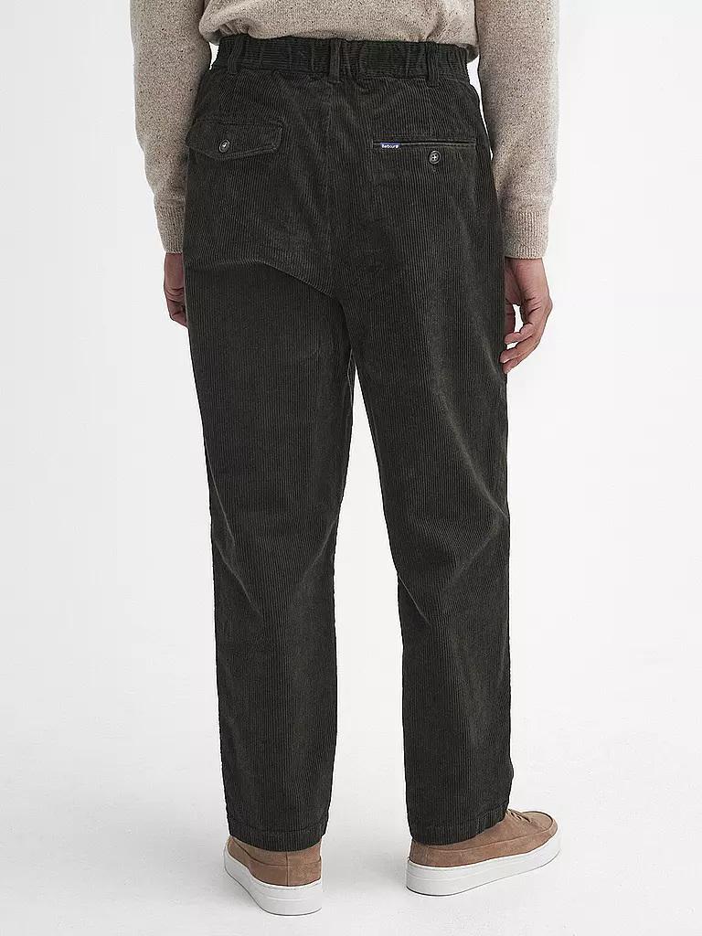 BARBOUR | Cordhose Relaxed Fit | Oliva