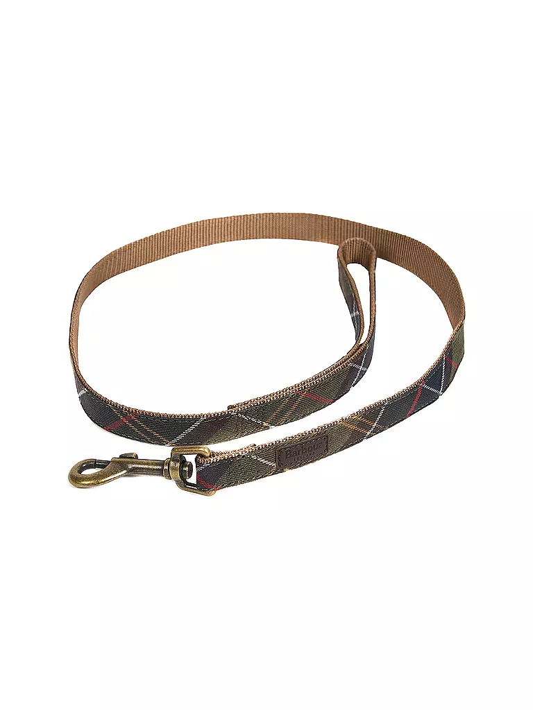 BARBOUR | Correa para perro Tartan | Oliva