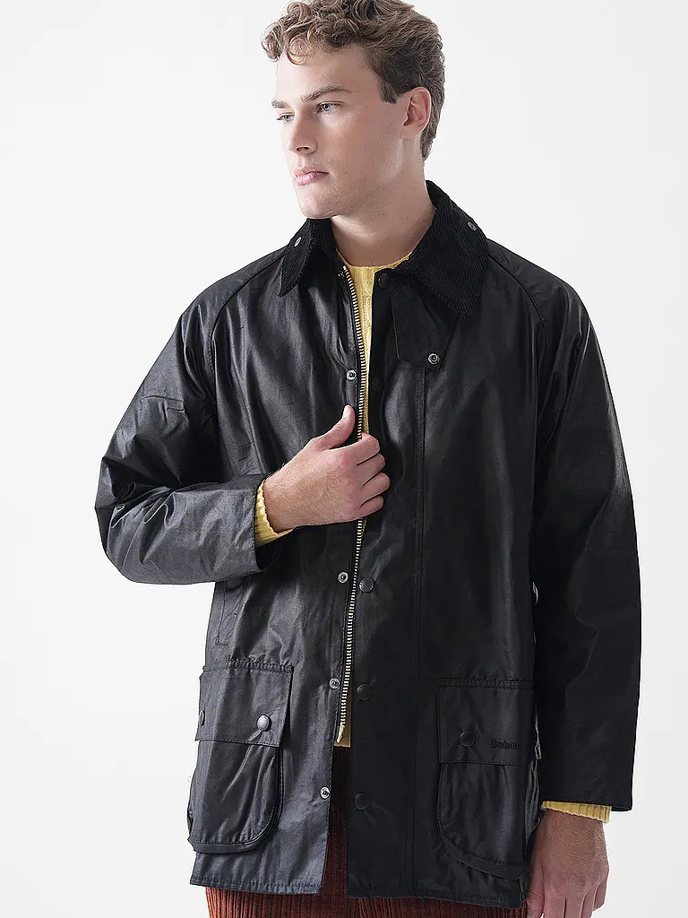 BARBOUR | Fieldjacket BEAUFORT WAX | Negro