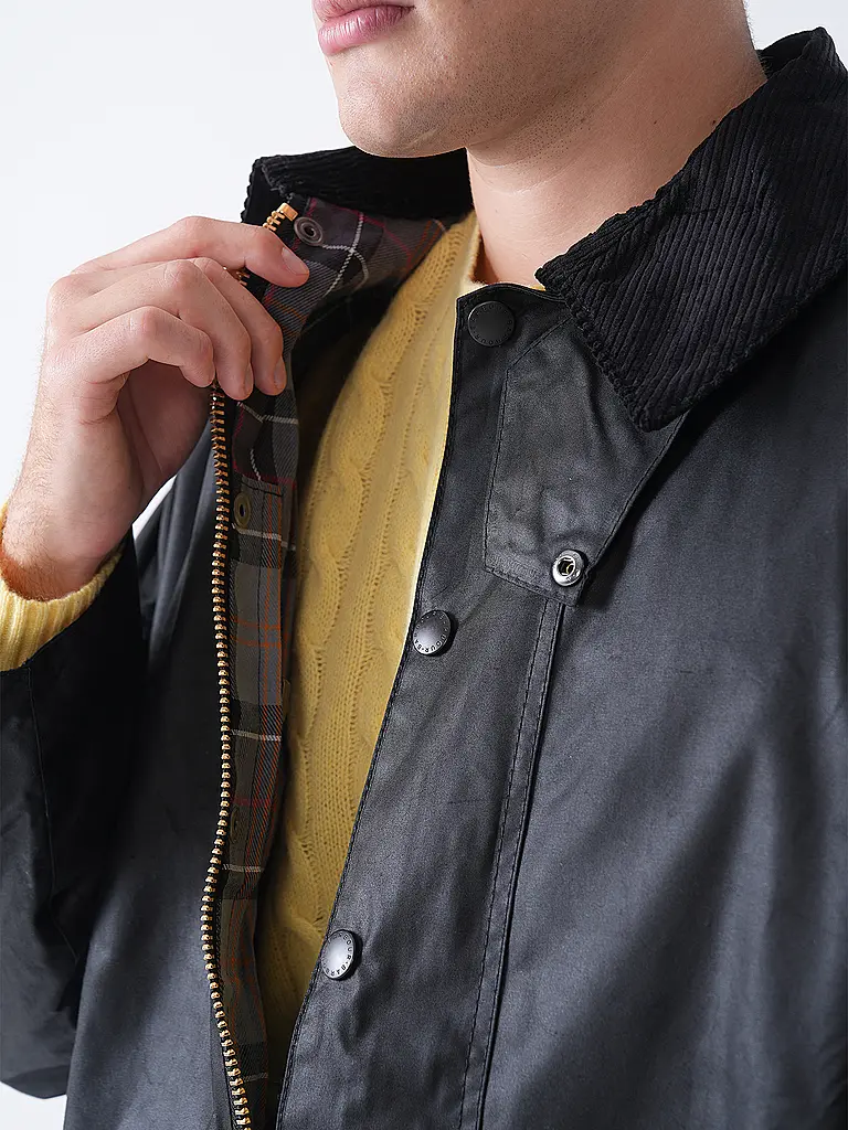 BARBOUR | Fieldjacket BEAUFORT WAX | Negro