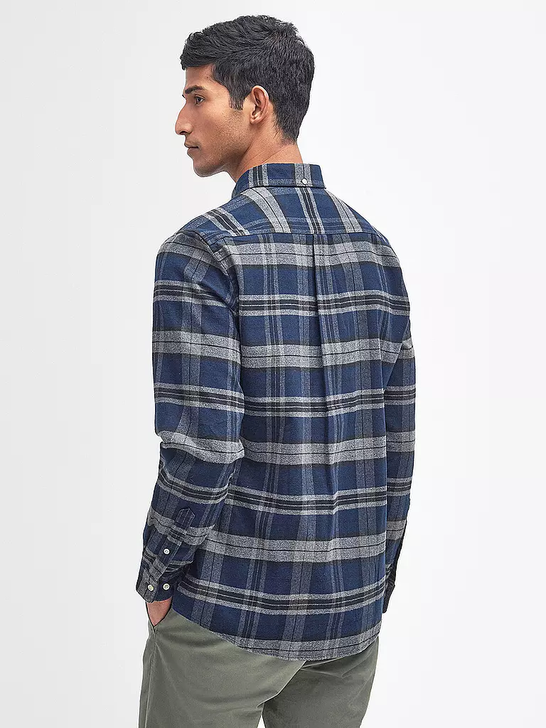 BARBOUR | Flanellhemd Slim Fit  | Gris