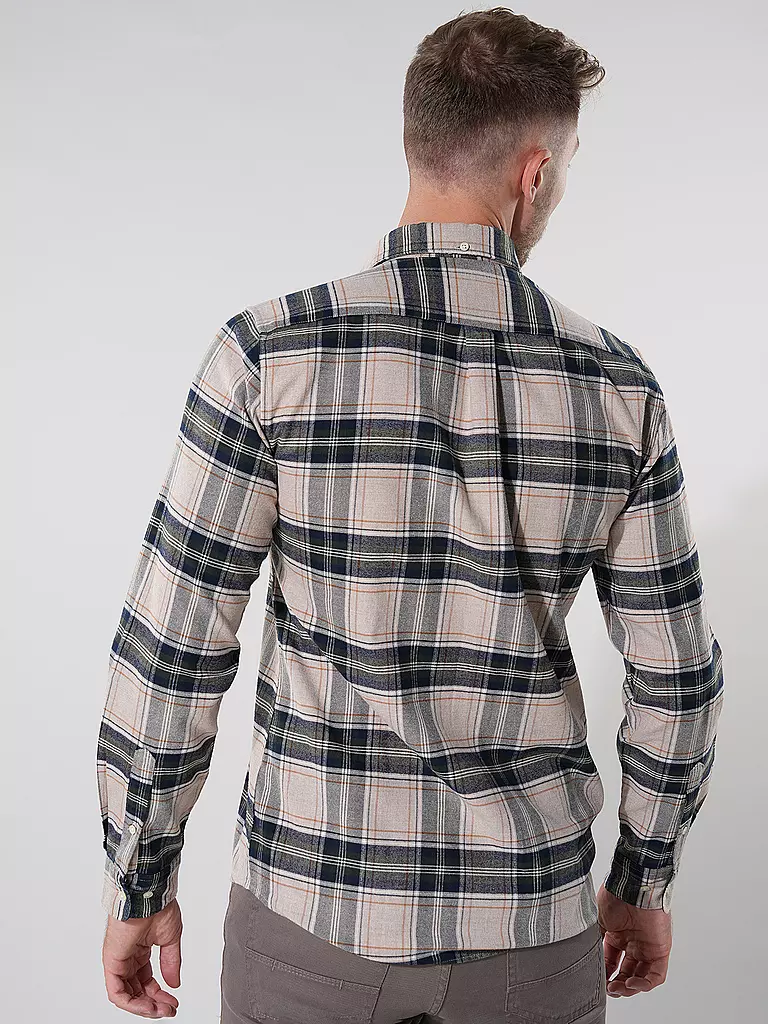BARBOUR | Flanellhemd Slim Fit BEDSOM | Beige