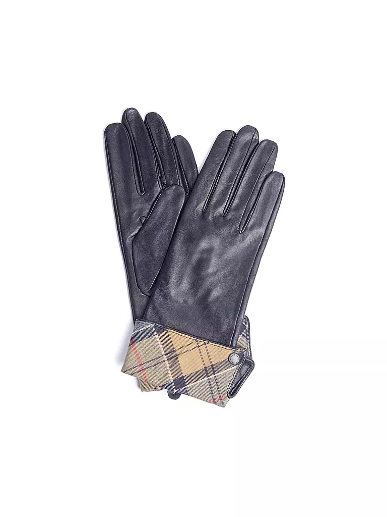 BARBOUR | Guantes de cuero LADY JANE | Negro