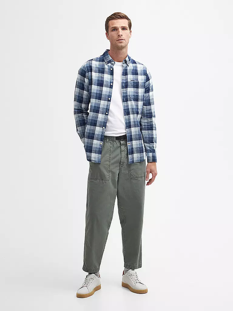 BARBOUR | Hemd Tailord Fit HILLROAD | Azul