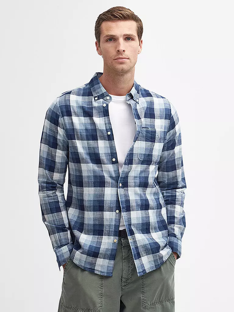 BARBOUR | Hemd Tailord Fit HILLROAD | Azul