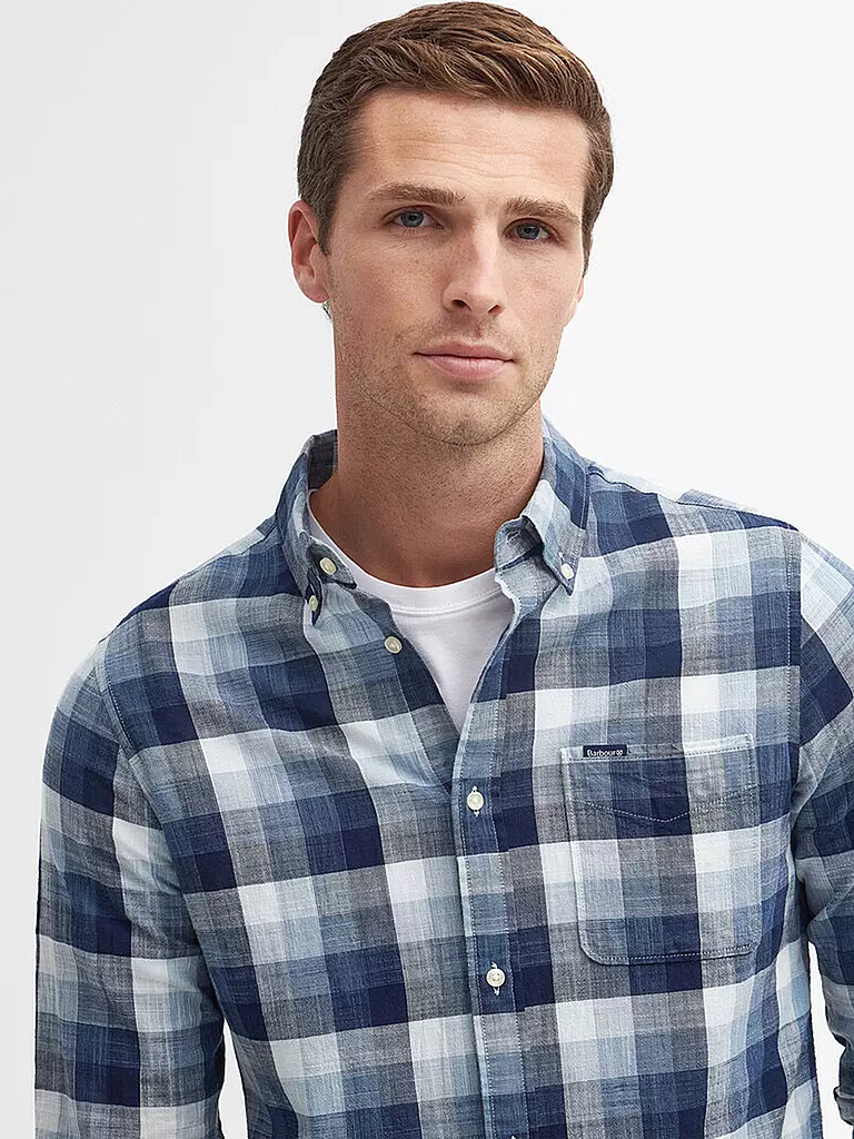 BARBOUR | Hemd Tailord Fit HILLROAD | Azul