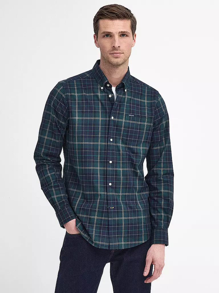 BARBOUR | Hemd WETHEREM | Azul oscuro