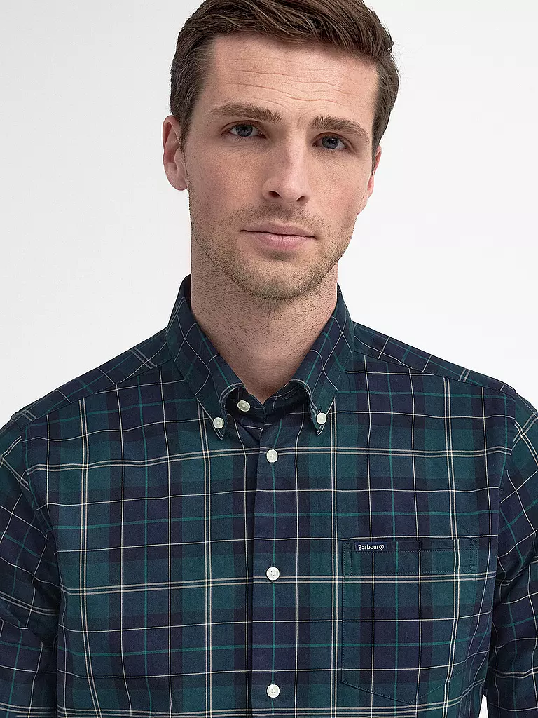 BARBOUR | Hemd WETHEREM | Azul oscuro