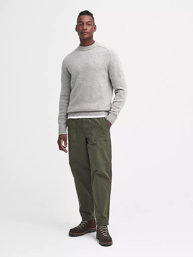 BARBOUR | Jersey GRANGETOWN | hellgrau