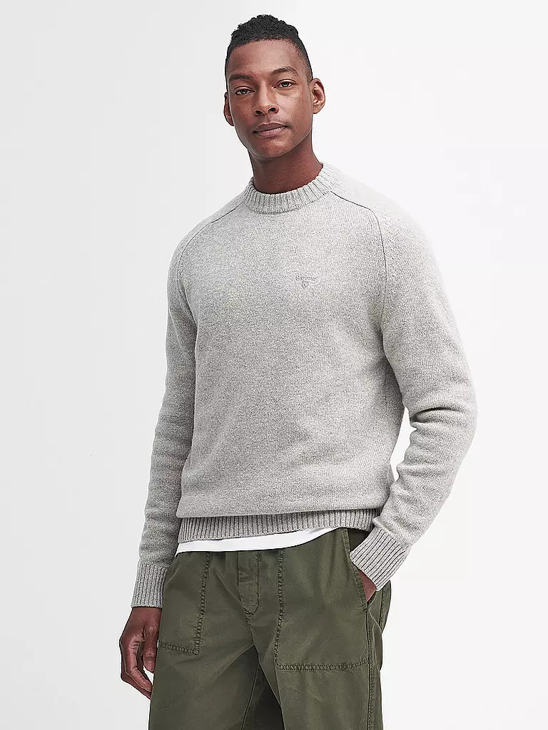 BARBOUR | Jersey GRANGETOWN | hellgrau