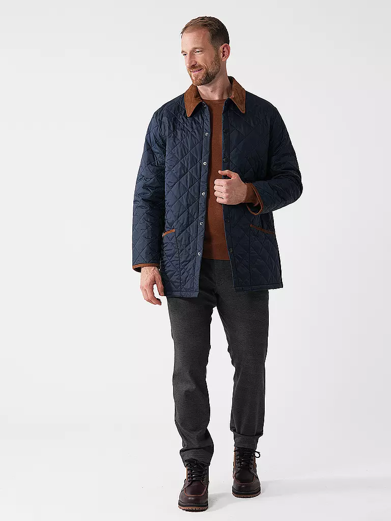 BARBOUR | Leichtsteppjacke LIDDESDALE  | Azul oscuro