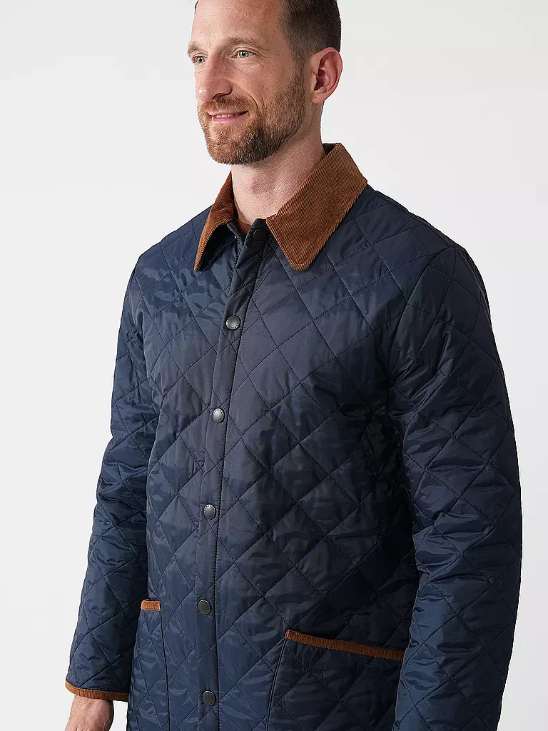 BARBOUR | Leichtsteppjacke LIDDESDALE  | Azul oscuro