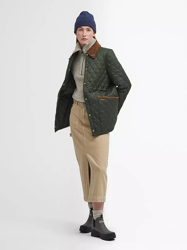 BARBOUR | Leichtsteppjacke MODERN LIDDESDALE | Oliva