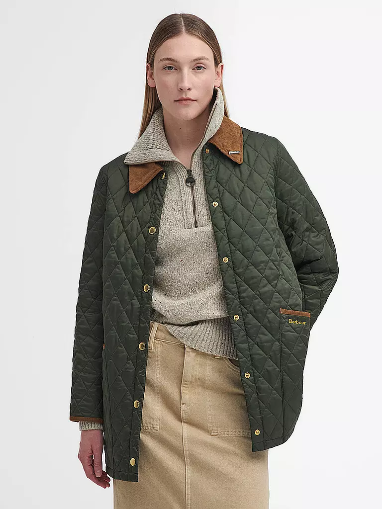 BARBOUR | Leichtsteppjacke MODERN LIDDESDALE | Oliva
