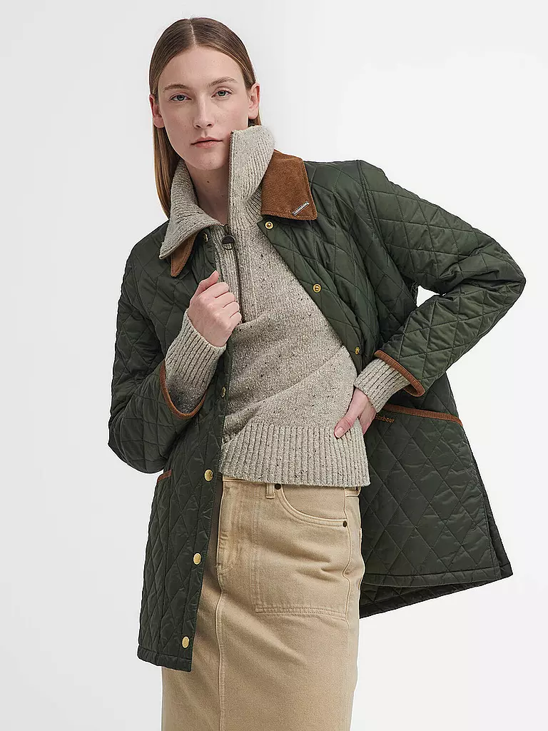 BARBOUR | Leichtsteppjacke MODERN LIDDESDALE | Oliva