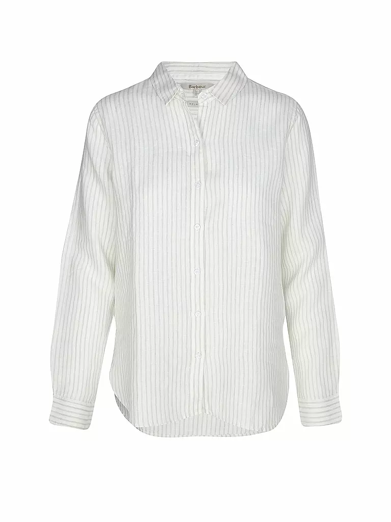 BARBOUR | Leinenhemd MARINE | Crema