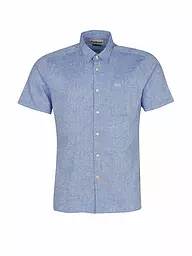 BARBOUR | Leinenhemd NELSON  | Azul claro