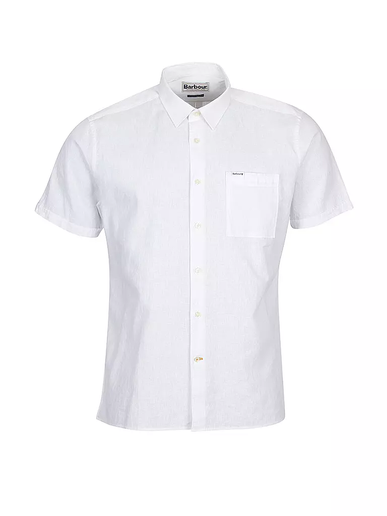 BARBOUR | Leinenhemd NELSON  | Blanco