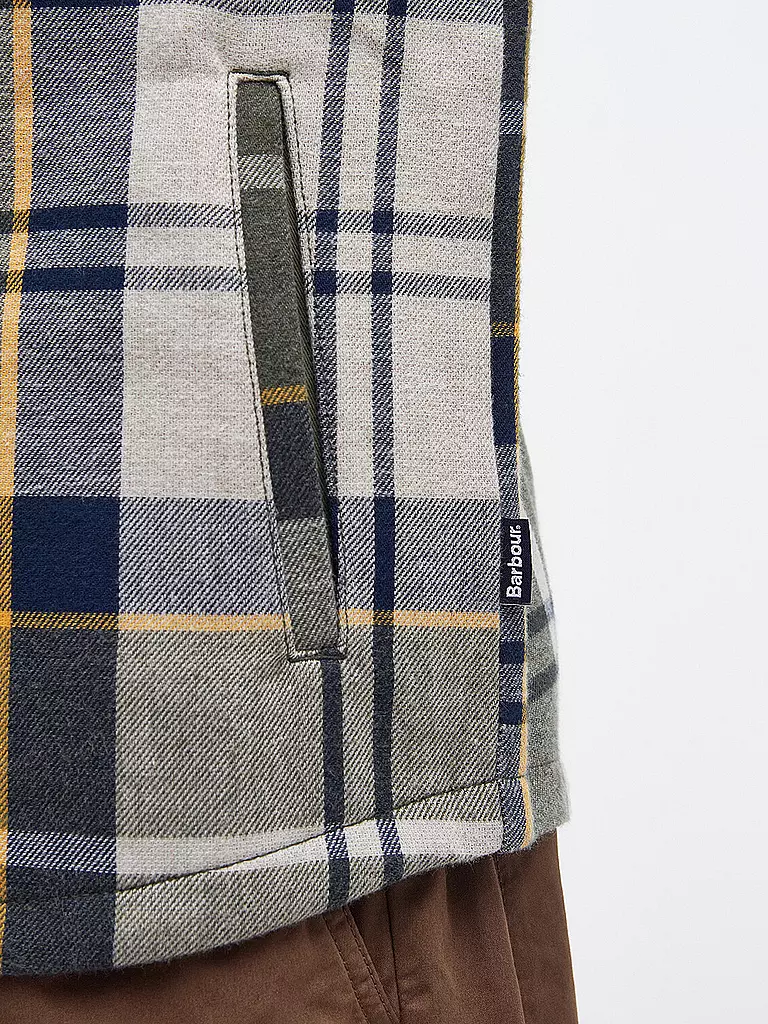BARBOUR | Overshirt CANNICH | Verde oscuro