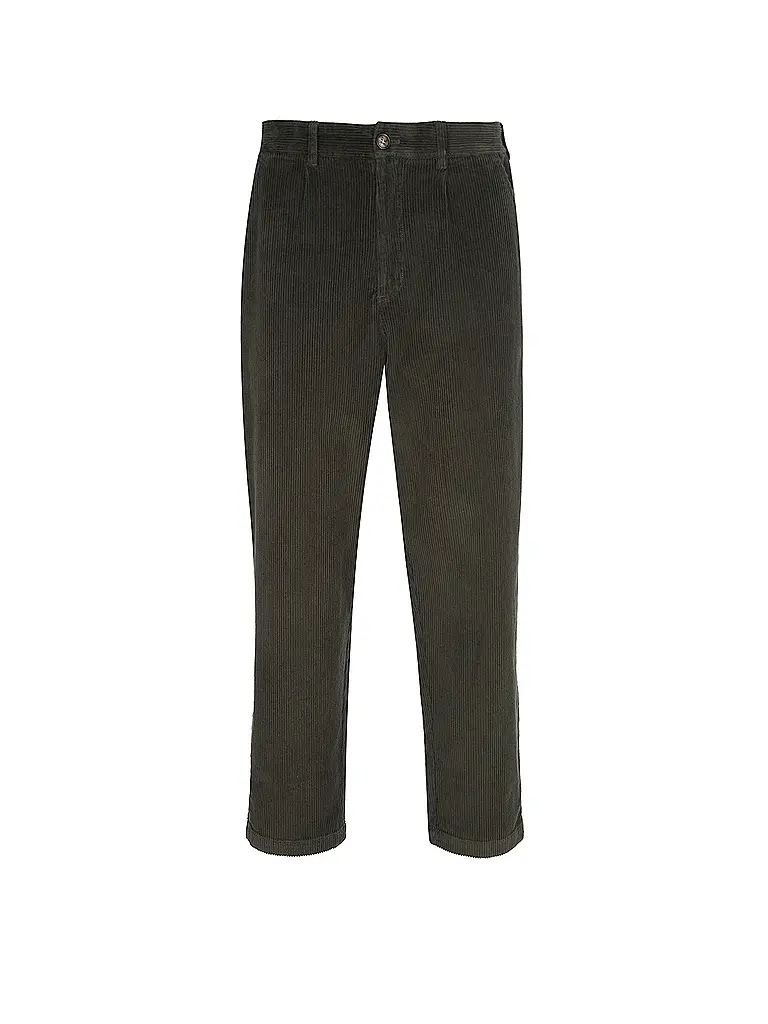 BARBOUR | Pantalón de pana corte relajado | Oliva