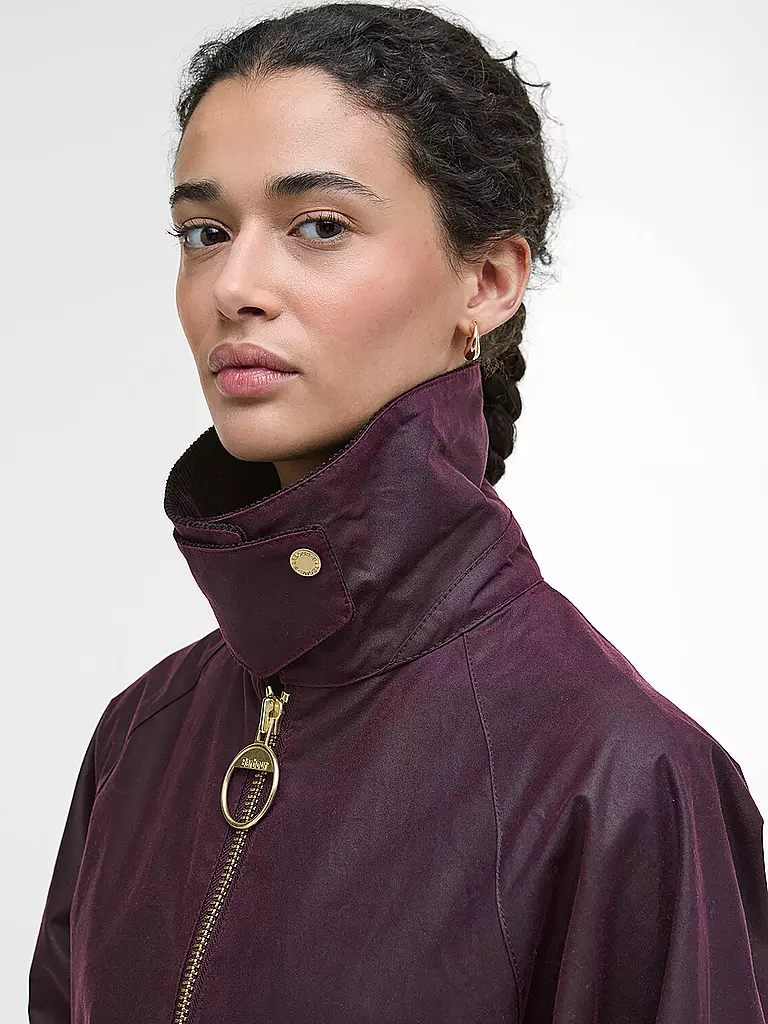 BARBOUR | Parka ARLENE WAX | Rojo oscuro