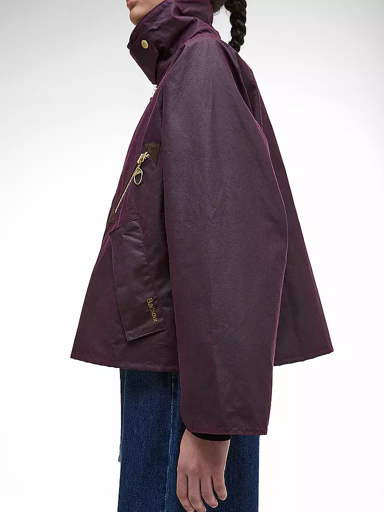 BARBOUR | Parka ARLENE WAX | Rojo oscuro