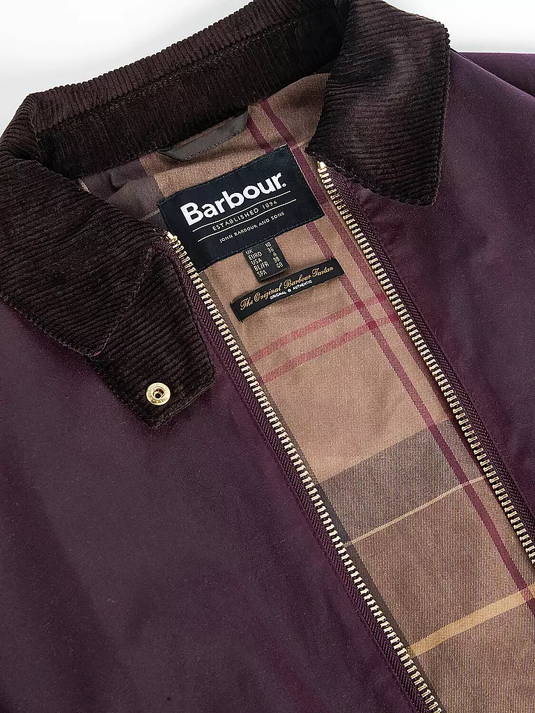 BARBOUR | Parka ARLENE WAX | Rojo oscuro