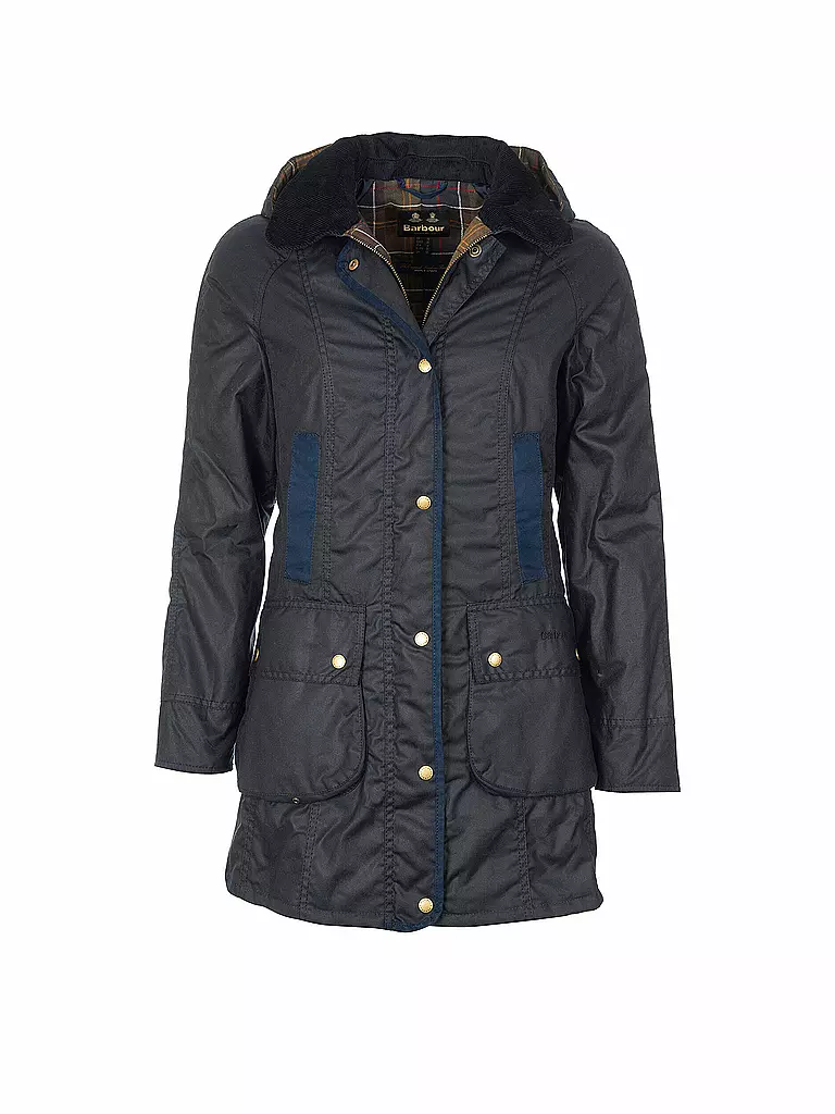 BARBOUR | Parka BOWER WAX | Azul oscuro