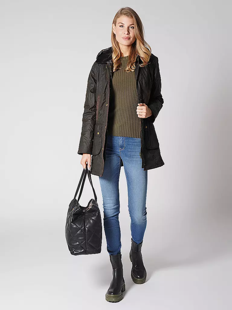 BARBOUR | Parka BOWER WAX | Oliva
