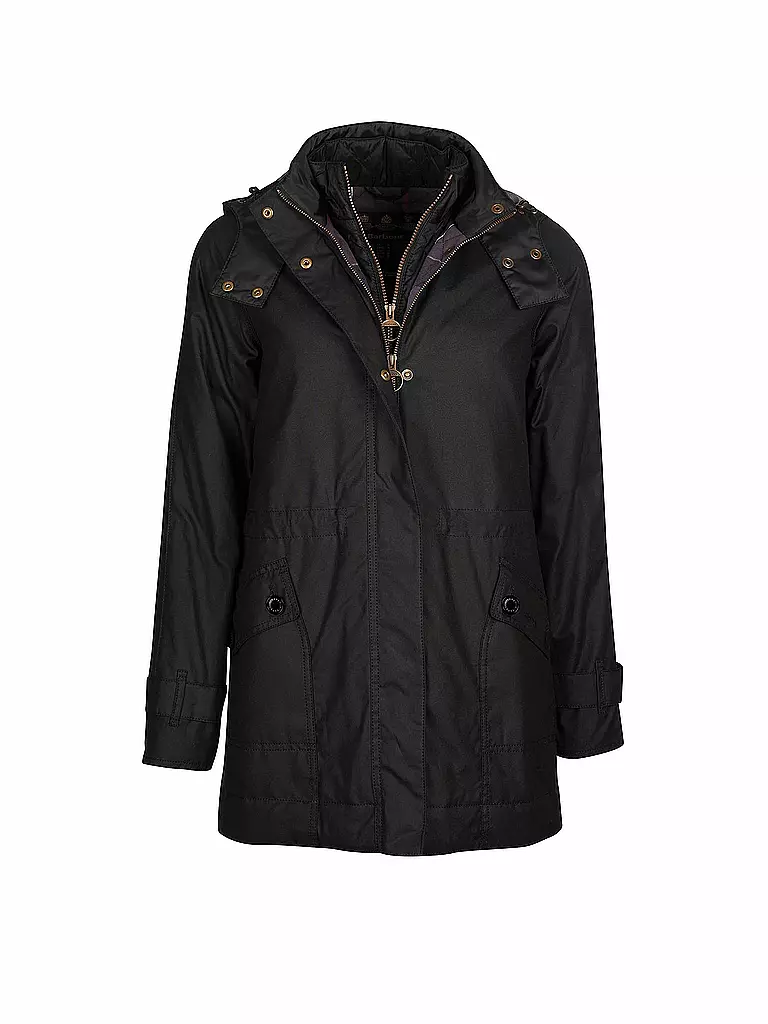 BARBOUR | Parka encerada CANNICH | Negro