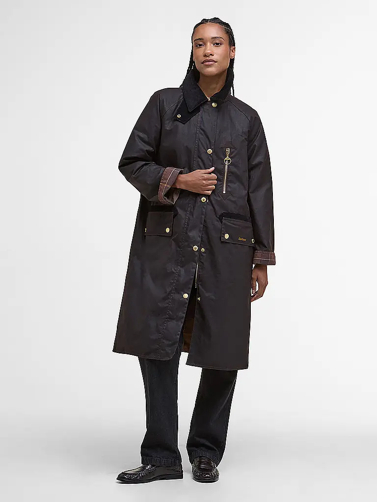 BARBOUR | Parka EVETTE WAX | Marrón