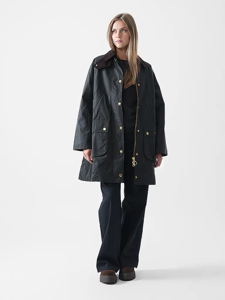 BARBOUR | Parka LONG BEADNELL WAX | Oliva