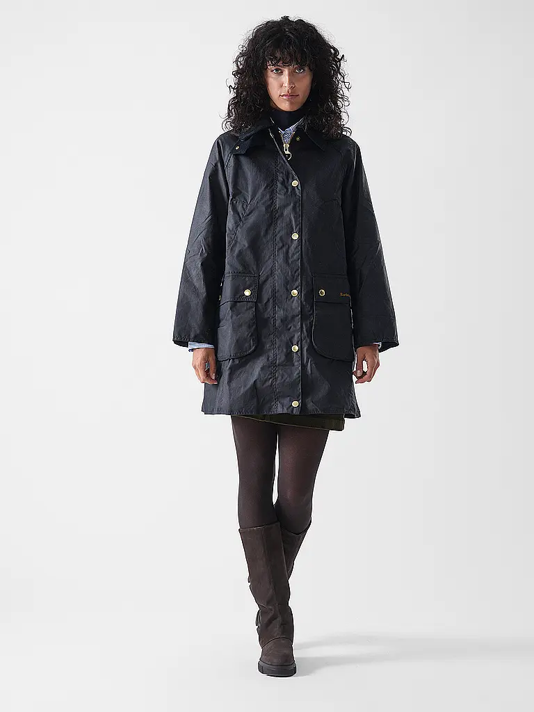 BARBOUR | Parka LONG BEADNELL WAX | Azul oscuro