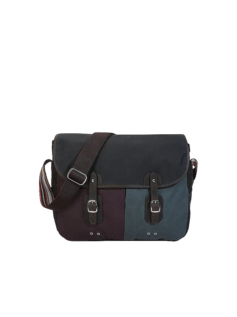 BARBOUR | Paul Smith loves Barbour Bolso bandolera Wax Tarras | Azul