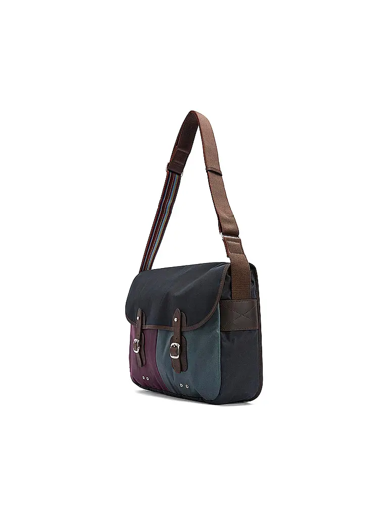 BARBOUR | Paul Smith loves Barbour Bolso bandolera Wax Tarras | Azul