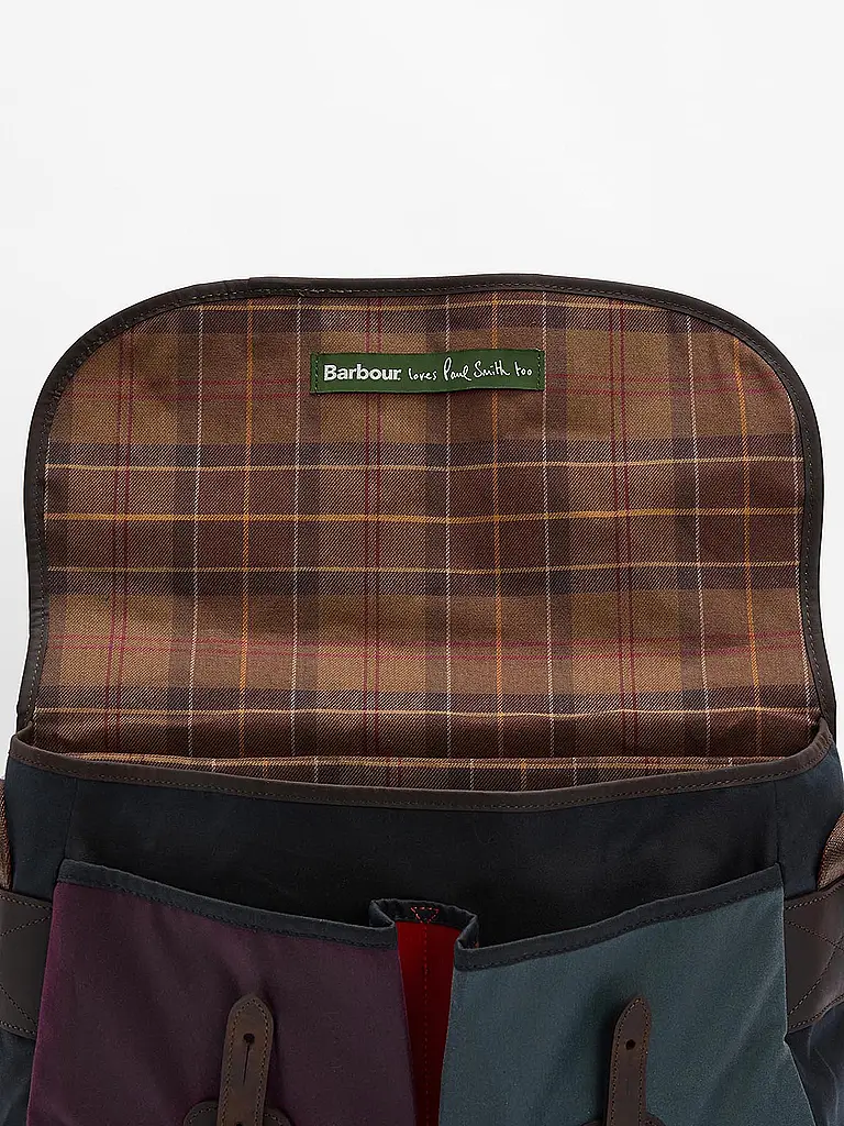 BARBOUR | Paul Smith loves Barbour Bolso bandolera Wax Tarras | Azul