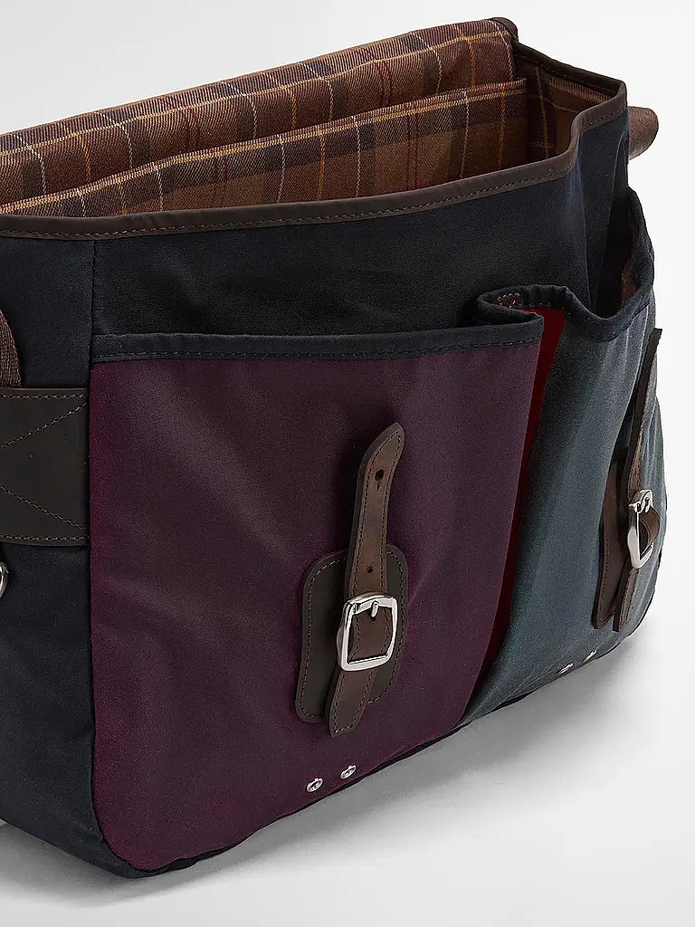 BARBOUR | Paul Smith loves Barbour Bolso bandolera Wax Tarras | Azul