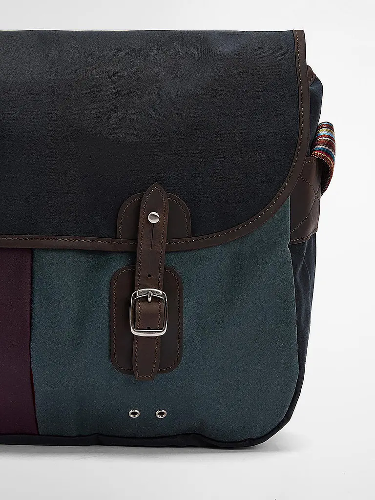 BARBOUR | Paul Smith loves Barbour Bolso bandolera Wax Tarras | Azul