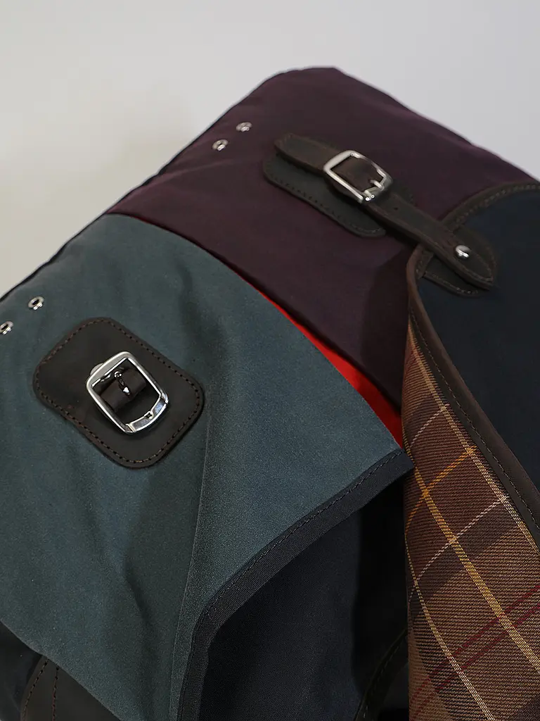 BARBOUR | Paul Smith loves Barbour Bolso bandolera Wax Tarras | Azul