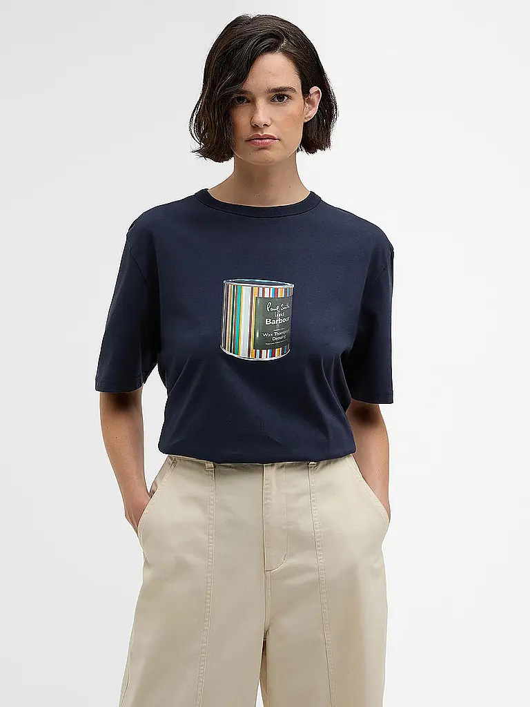 BARBOUR | Paul Smith loves Barbour Camiseta con gráfico de lata de cera |