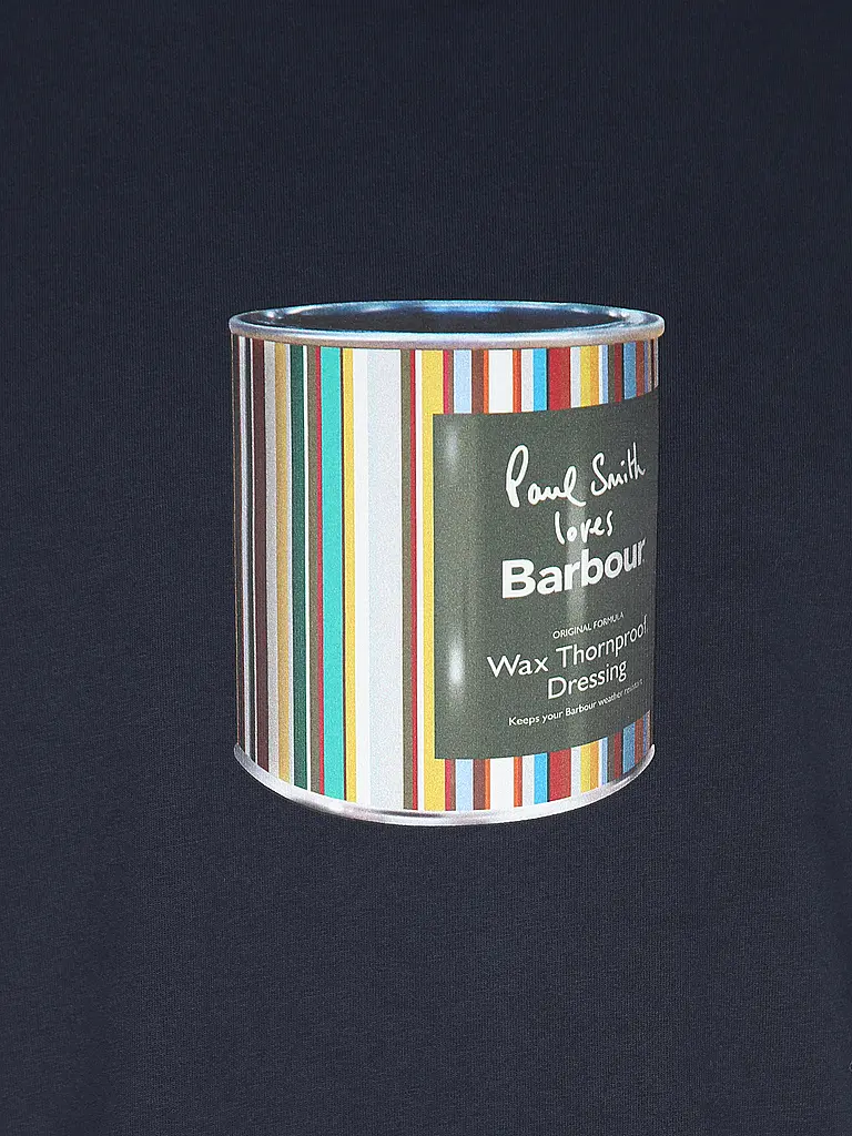 BARBOUR | Paul Smith loves Barbour Camiseta con gráfico de lata de cera |