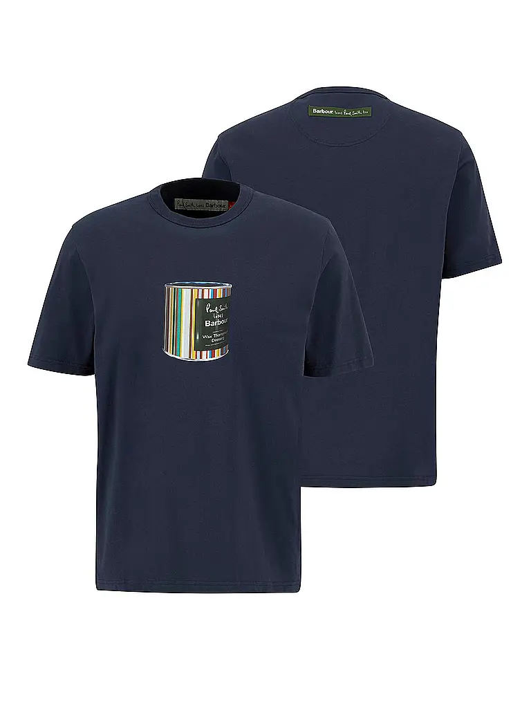 BARBOUR | Paul Smith loves Barbour Camiseta con gráfico de lata de cera |
