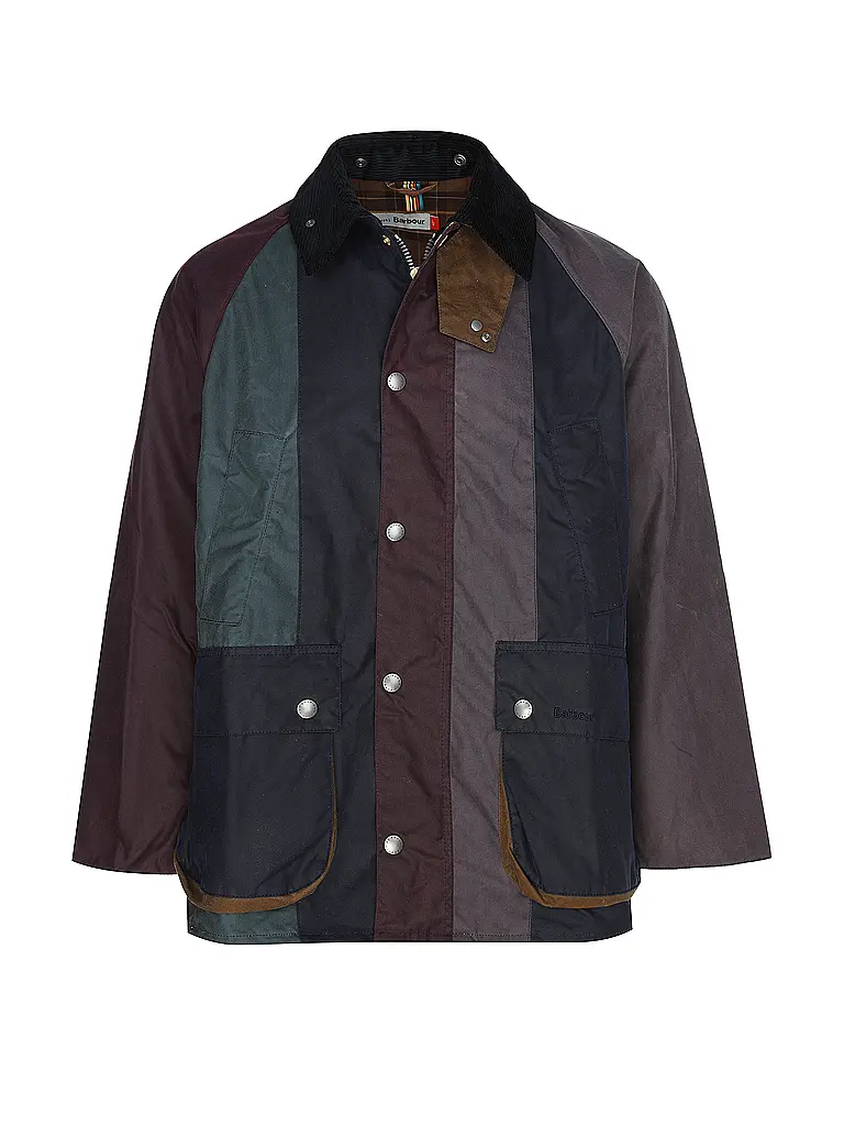 BARBOUR | Paul Smith loves Barbour Chaqueta encerada a rayas de gran tamaño Bedale | Multicolor