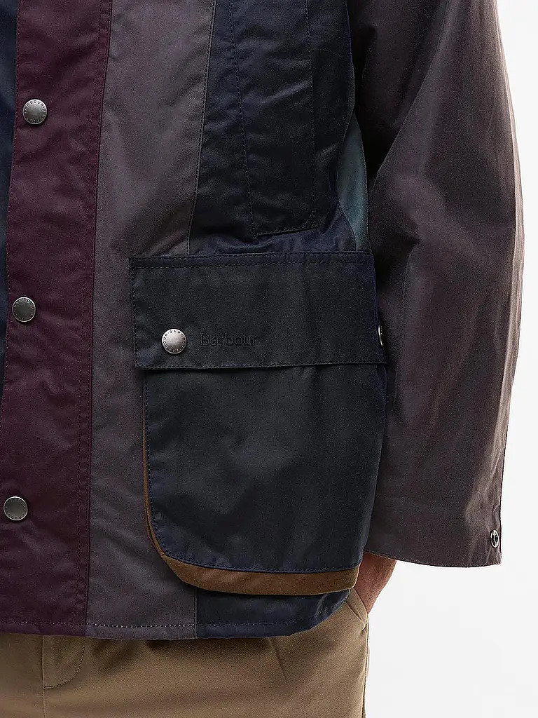 BARBOUR | Paul Smith loves Barbour Chaqueta encerada a rayas de gran tamaño Bedale |