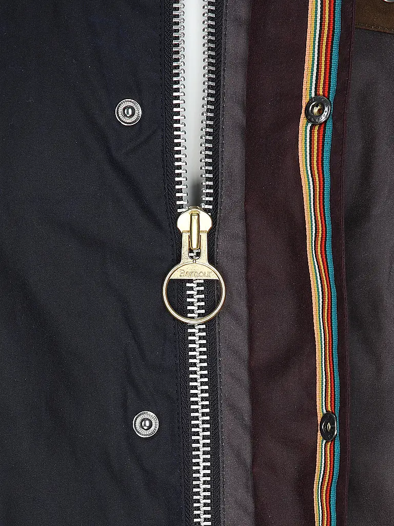 BARBOUR | Paul Smith loves Barbour Chaqueta encerada a rayas de gran tamaño Bedale |