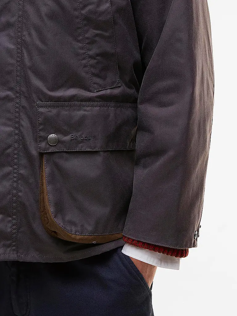 BARBOUR | Paul Smith loves Barbour Chaqueta encerada Oversized Bedale | Lila
