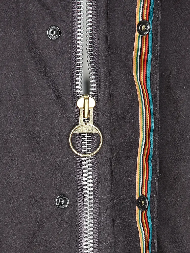 BARBOUR | Paul Smith loves Barbour Chaqueta encerada Oversized Bedale | Lila