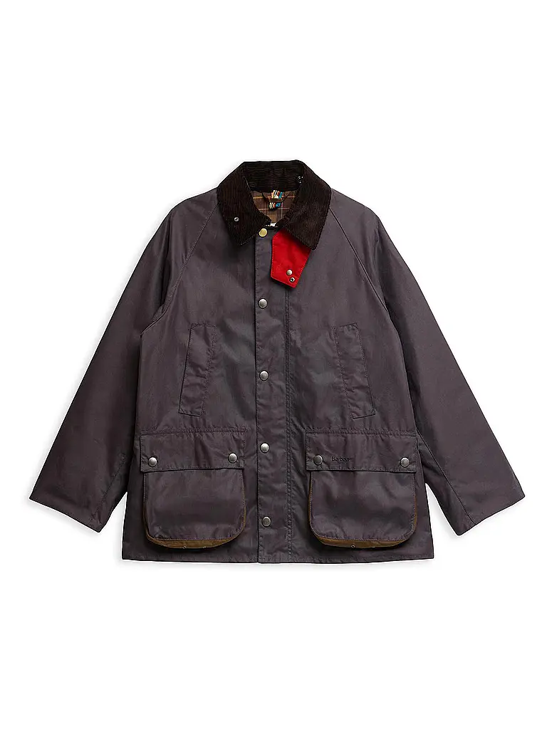 BARBOUR | Paul Smith loves Barbour Chaqueta encerada Oversized Bedale | Lila